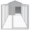 Dog House Light Grey Galvanized Steel Durable Dog House