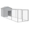 Dog House Light Grey Galvanized Steel Durable Dog House