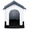 Dog House Grey 22.4x26.8x26.0" Polypropylene
